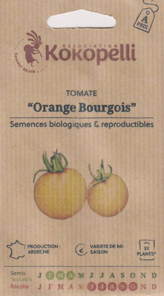 Tomate "Orange Bourgois"